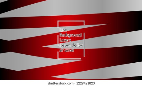 abstract metallic red black frame layout modern tech design template background