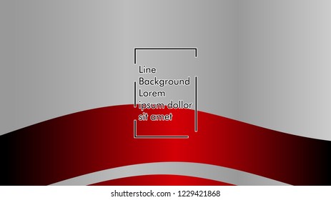 abstract metallic red black frame layout modern tech design template background