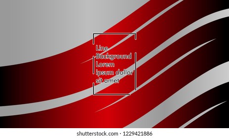 abstract metallic red black frame layout modern tech design template background