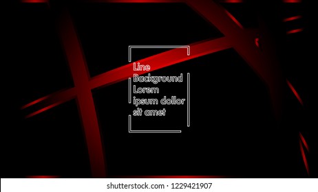 abstract metallic red black frame layout modern tech design template background