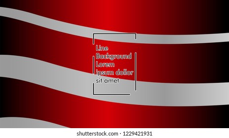 abstract metallic red black frame layout modern tech design template background