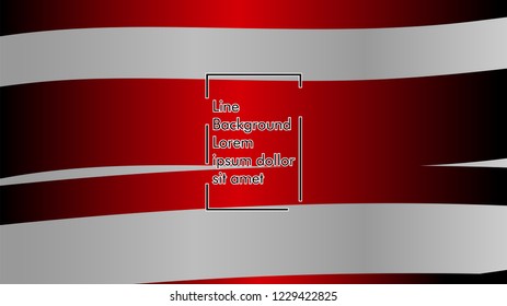abstract metallic red black frame layout modern tech design template background