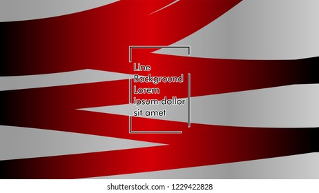 abstract metallic red black frame layout modern tech design template background