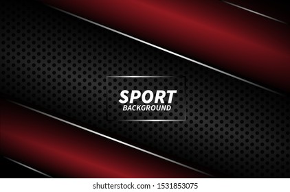 abstract metallic red black frame layout design sport innovation concept background