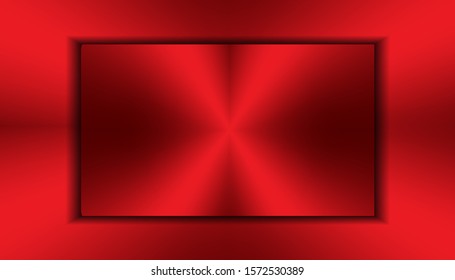 Abstract metallic red and black on hexagon pattern, frame design innovation technology concept layout background. Vector template for use element cover, banner, wallpaper, presentation, flyer