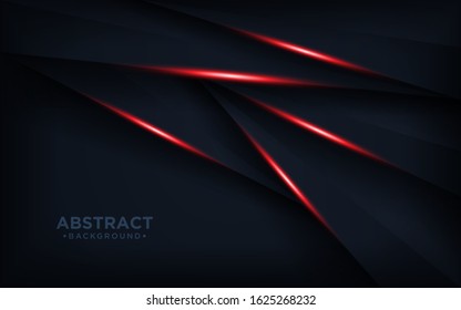 abstract metallic red black. Tech dark design with Vector background. Elegant decoration