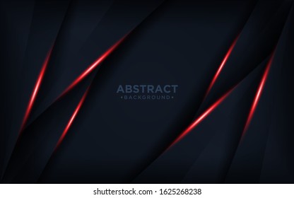 abstract metallic red black. Tech dark design with Vector background. Elegant decoration