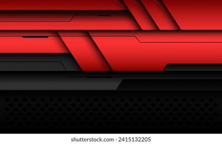 Resumen diseño de la línea negra gris y metálico diseño de la tecnología futurista moderna vector de fondo 