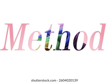 Abstract Method Text Effect Design White Background - Powered by Shutterstock - Get 15% off with code: PIKWIZARD15