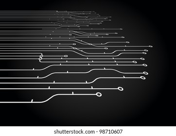Abstract metro scheme background