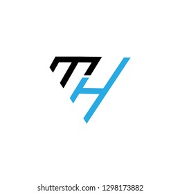 Abstract MH HM letter initial logo. symbol of MH HM geometry, alphabet icon vector logo template. minimalist and modern initial logo or signature. - Vector