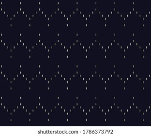 Abstract micro line shape geometric motif patern classy manly background. Modern simple freehand embroidery design running stitch template. Textile swatch, man shirt, ladies dress all over print block