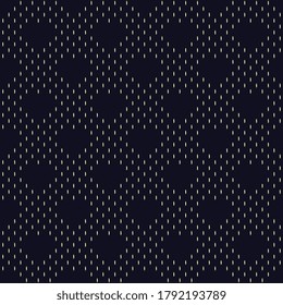 Abstract micro line shape geometric motif patern classy manly background. Modern simple freehand embroidery design running stitch template. Textile swatch, man shirt, ladies dress all over print block