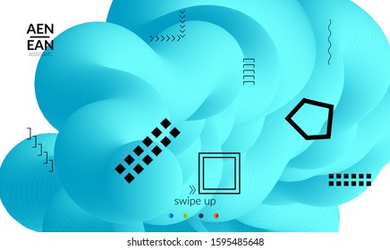 Abstract microbiology. Microscope view of virus cells or probiotics bacteria cell. Medical science research background. 3D bright colored complex fluid shape on white. Biotechnology network concept.
