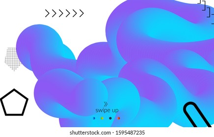 Abstract microbiology. Microscope view of virus cells or probiotics bacteria cell. Medical science research background. 3D bright colored complex fluid shape on white. Biotechnology network concept.