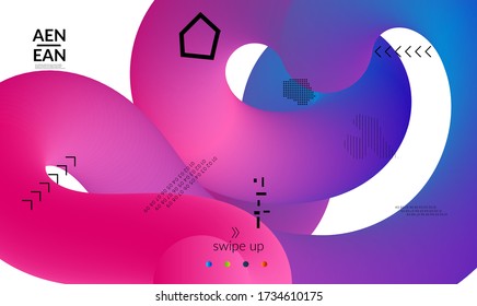 Abstract microbiology. Microscope view of virus cells or probiotics bacteria cell. Medical science research background. 3D bright colored complex fluid shape on white. Biotechnology network concept.