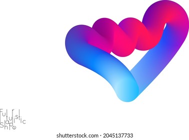 Abstract microbiology. Microscope view of virus cells or probiotics bacteria cell. Medical science research background. 3D bright colored complex fluid shape on white. Biotechnology network concept.