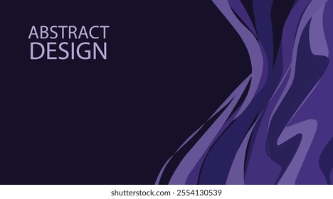 abstract midnight background blue shape non geometric with space template