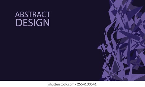 abstract midnight background blue shape non geometric with space template