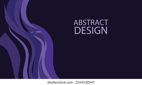 abstract midnight background blue shape non geometric with space template