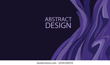 abstract midnight background blue shape non geometric with space template