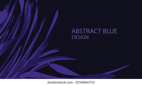 abstract midnight blue background space editable vector eps10