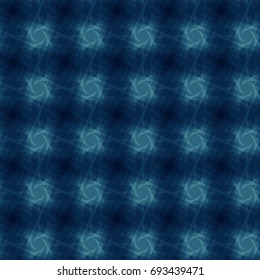 Abstract Midnight Blue Background. Stylish Endless Texture. Monochrome Seamless Pattern.  Trendy Overlay Art. Good for Banners, Web Design, Flyer, Cover, Wrapping Paper.
