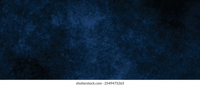 Abstract Midnight Blue Gradient Backdrop Featuring Artistic Rough Texture for Graphics
