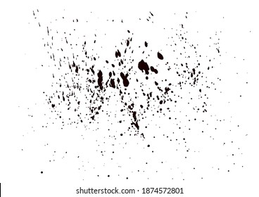 Abstract mild textured effect. Old vintage scratches, stain, paint splats, spots