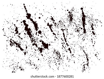 Abstract mild textured effect. Old vintage scratches, stain, paint splats, spots