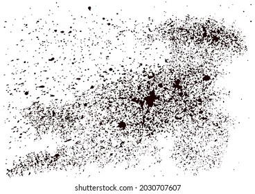 Abstract mild textured effect. Old vintage scratches, stain, paint splats, spots