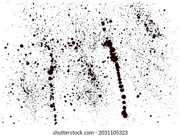 Abstract mild textured effect. Old vintage scratches, stain, paint splats, spots