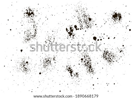 Abstract mild textured effect. Old vintage scratches, stain, paint splats, spots