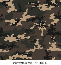 Abstract military camo, seamless trendy background, print clothes. Hunting pattern.