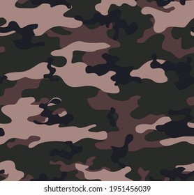 Abstract military camouflage, modern vector print. Army texture.