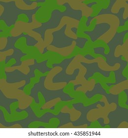 Abstract military camouflage seamless vector pattern or background. Camo splash for army or hunting clothing. Background texture.