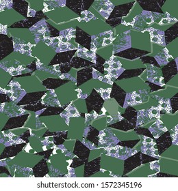 Abstract Military Design Illustration Pattern