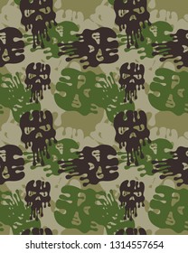 Abstract military design.Camouflage pattern.Vector illustration.