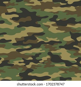 
Abstract military seamless camouflage texture for print. Modern. Vector