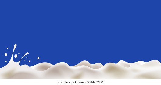 Abstract milk or yogurt background. Vector illustration