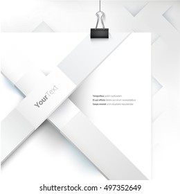 Abstract Minimal 3D Bars Cross