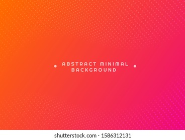 Abstract minimal background art halftone design circle shape wave colorful. vector illustration