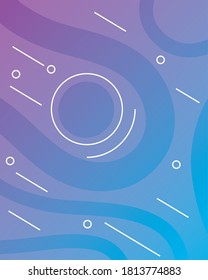 abstract minimal background with blue color vector illustration design