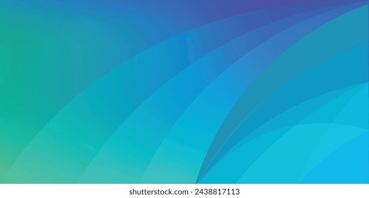 Fondo abstracto mínimo con degradado azul. composición moderna de forma dinámica ondulada eps10.