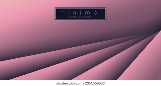 Abstract minimal background. Blue, navy, indigo and pink, rose, blush colored waves. Contemporary style graphic. Illustration for presentation, banner, cover, web, flyer, card, poster, wallpaper