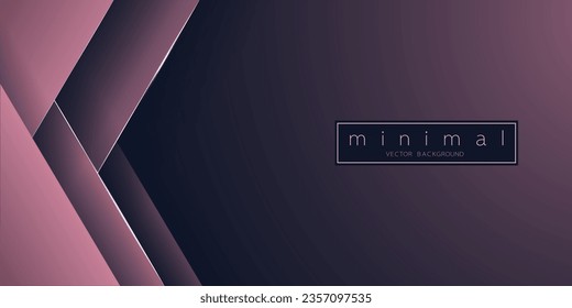 Abstract minimal background. Blue, navy, indigo and pink, rose, blush colored waves. Contemporary style graphic. Illustration for presentation, banner, cover, web, flyer, card, poster, wallpaper