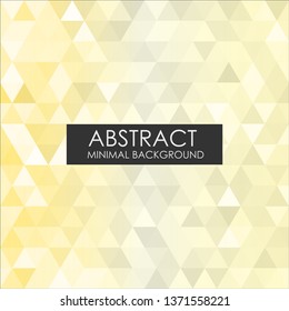 Abstract minimal background. 
Colorful style. Triangles with random coloring. Vector graphics.