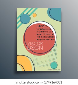 Abstract minimal background design for poster, flyer, brochure cover, typography, or other printing products. Vector illustration.