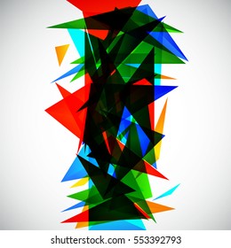 Abstract minimal background. Modern pattern  design. Simply Style. Triangular effect. Vector Illustration.