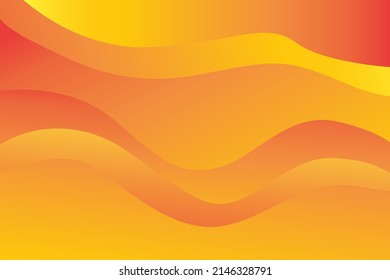 abstract minimal background with orange color Trendy design